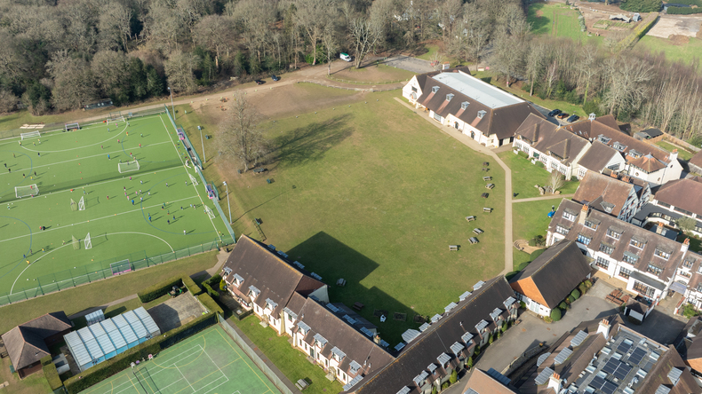 Imagens do campus feitas por drone