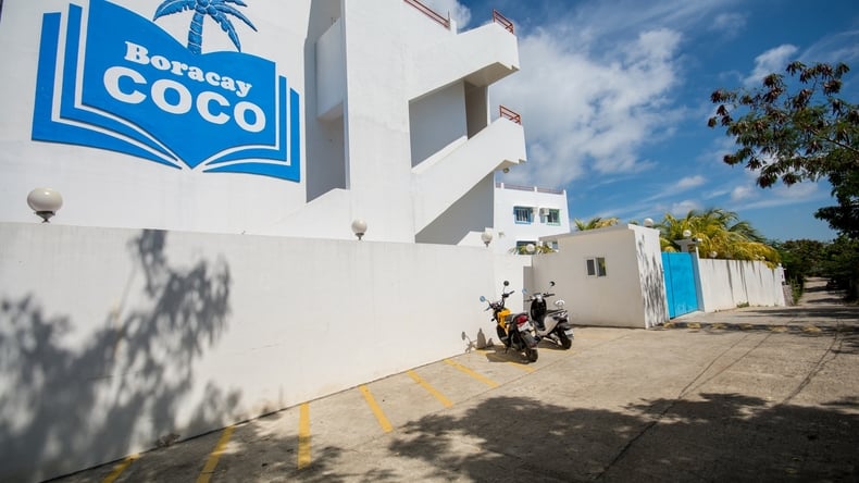 Coco Boracay fuori all'entrata
