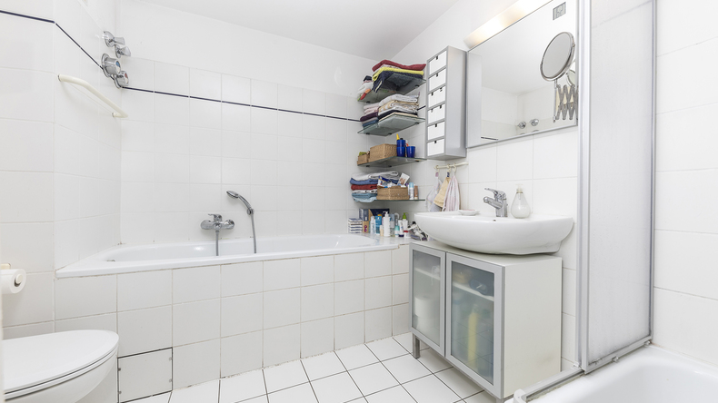 Bathroom at host family