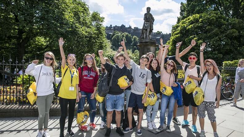 Les collégiens s'amusent!
