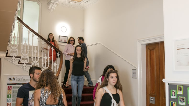 Students in hallway