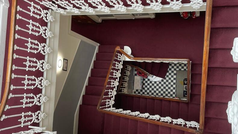 Stairs of the school