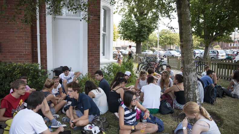 إسترخاء الطلاب