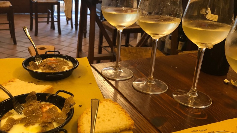 Degustação de trufas