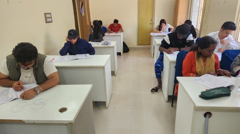 En clase