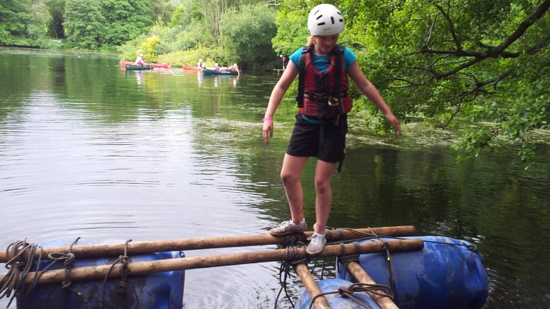 Construção de jangada