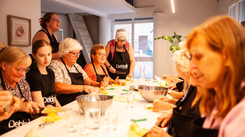 Programa para 50+: aula de culinária