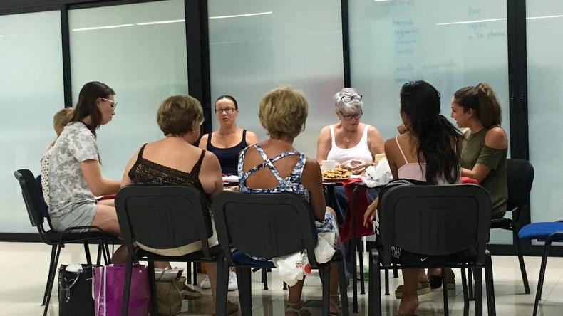 Studenten in de klas