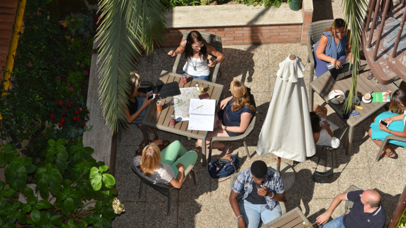 Terraza soleada