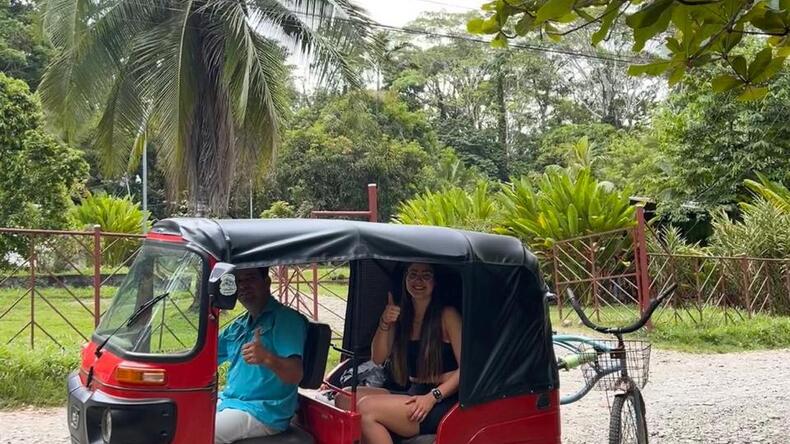 Transporte de tuktuk