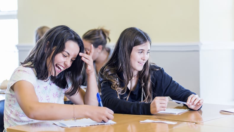 Diákok az osztályban