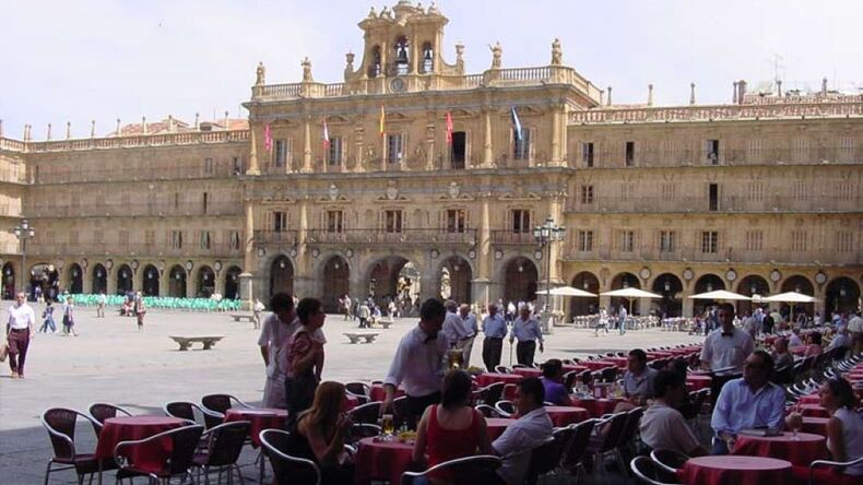 Genieten van het terras