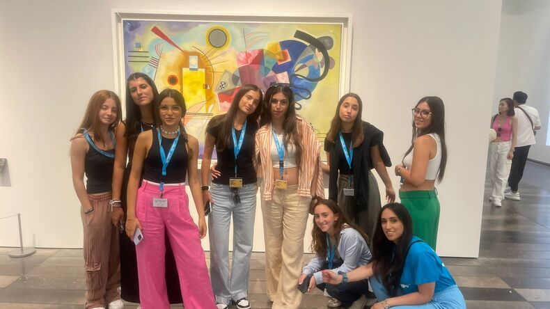 Viendo arte