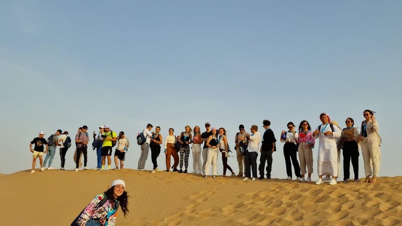 In the desert