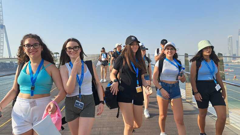 Walking around Dubai