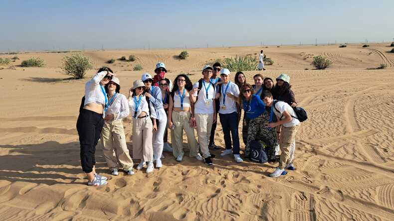 In the desert