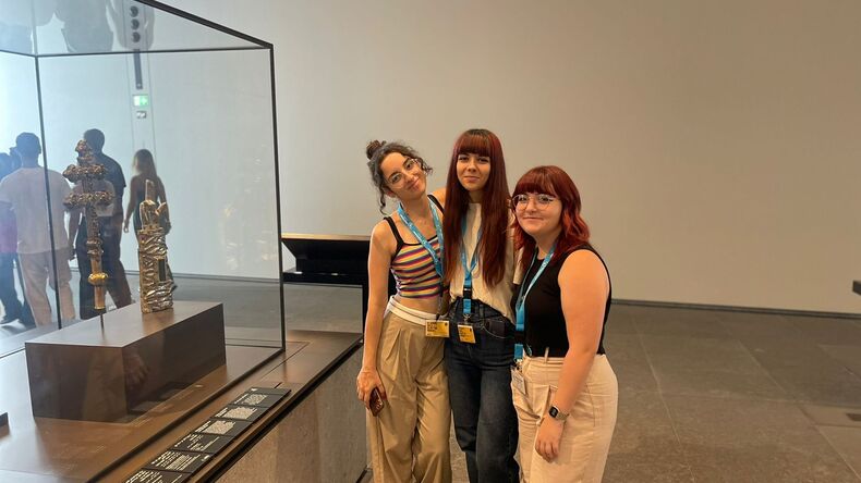 Visiting a museum 