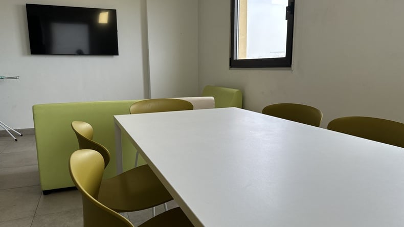 Sala de jantar da residência