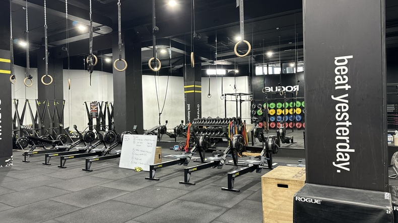 Espaço para exercícios na residência