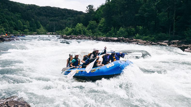 Rafting en Auckland