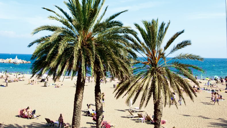 Barcelona strand