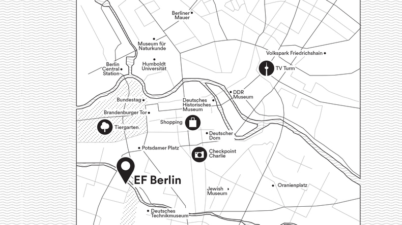 Helyszíntérkép EF Berlin