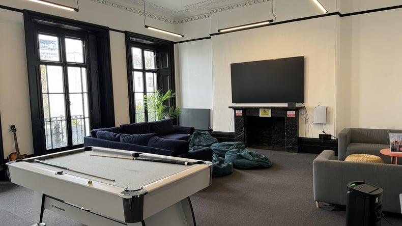 Efter undervisningen er der afslapningsrum