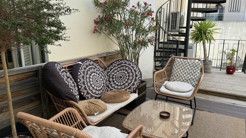 英孚国际语言中心的露台