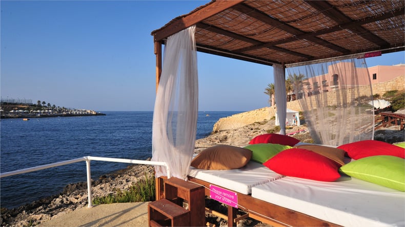 Lounge area in Beach Club