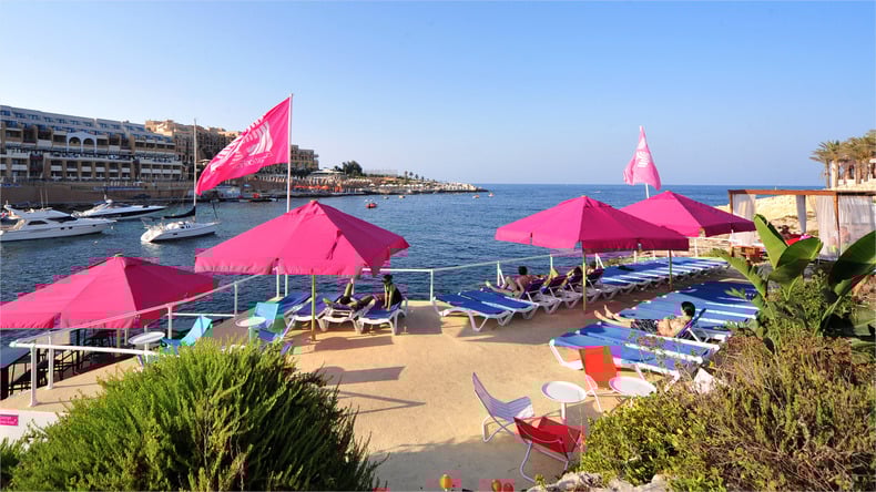 View from EF Beach Club