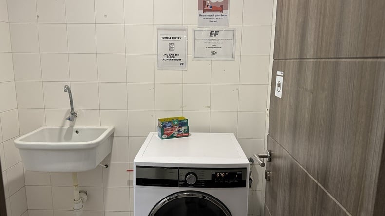 EF International Language Center laundry area
