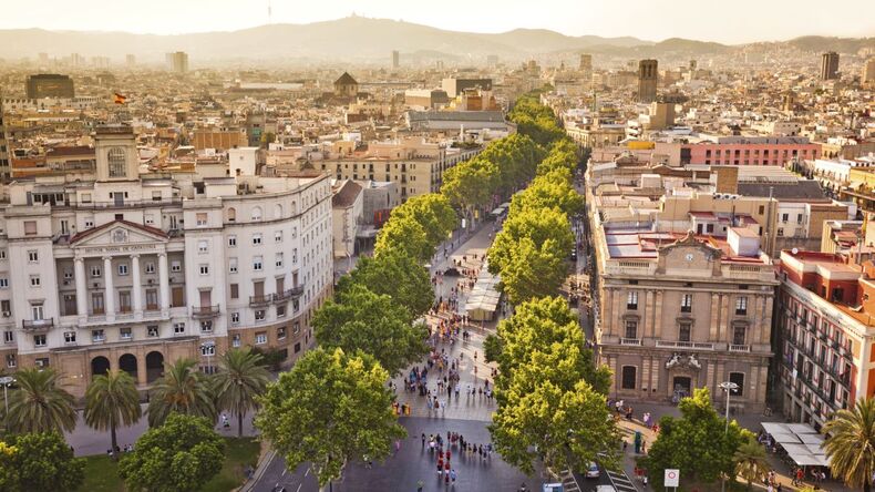 Barcelona city views