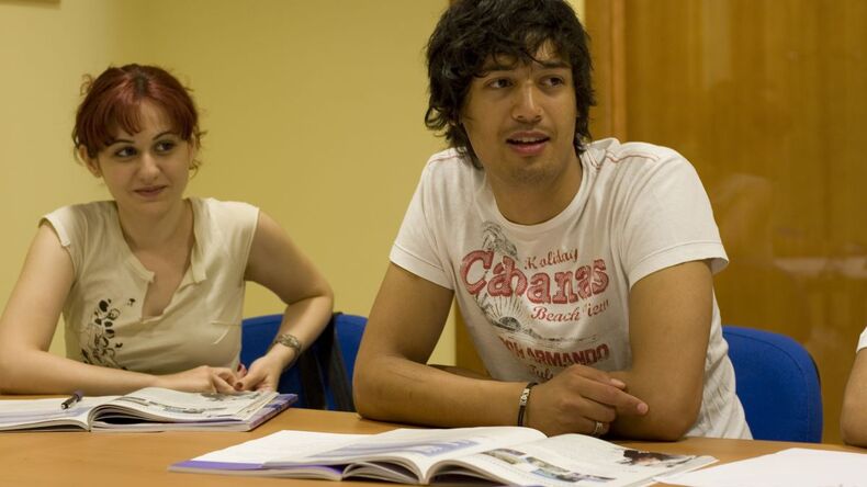 Studenti Enforex in classe