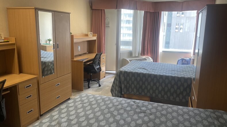 غرفة سكن الطلاب