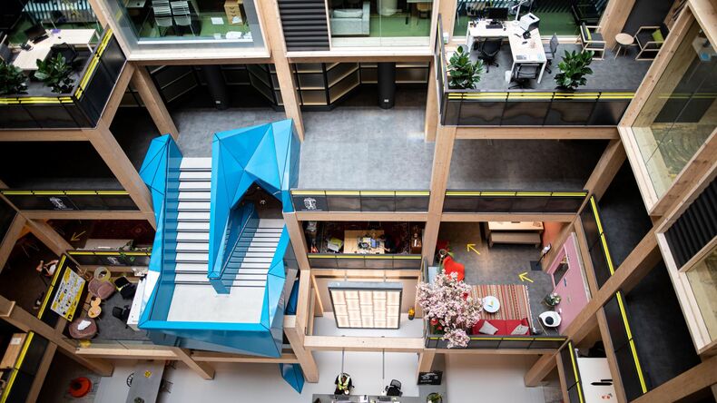 Vista aérea do caminho inglês