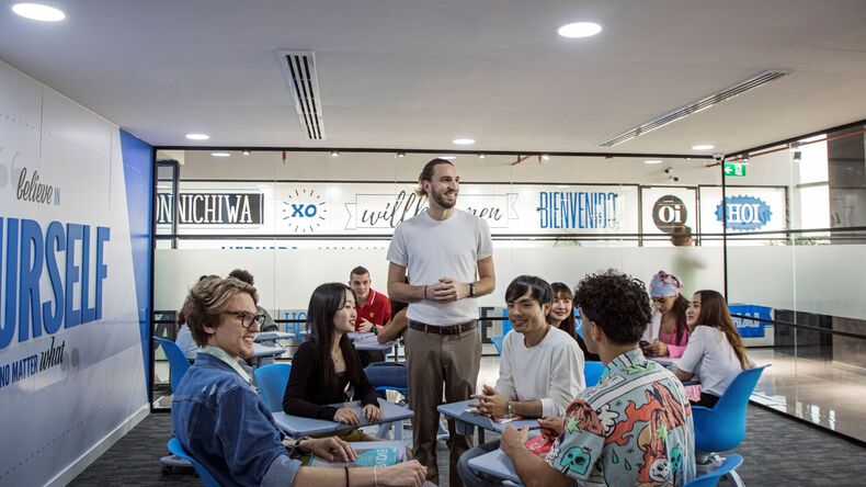 Studenter i klasserom