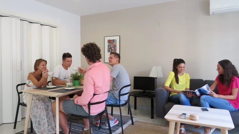 المنطقة المشتركة (Apartamentos compartidos)