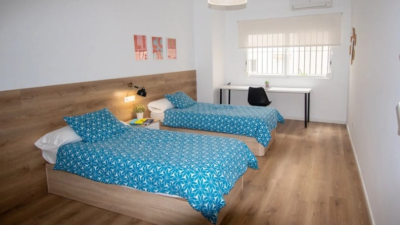 غرفة زوجية (Apartamentos Resiolé La Nave)