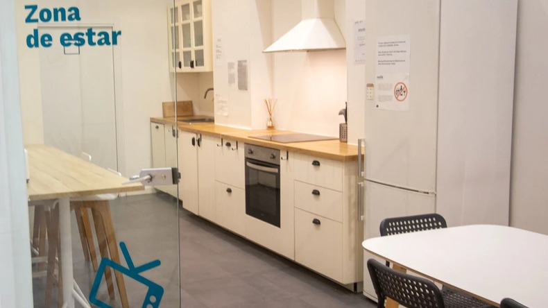 مطبخ (Apartamentos Resiolé La Nave)