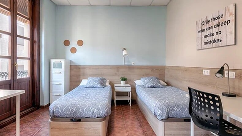 غرفة مزدوجة (سكن الطلاب Resiolé Mercado)