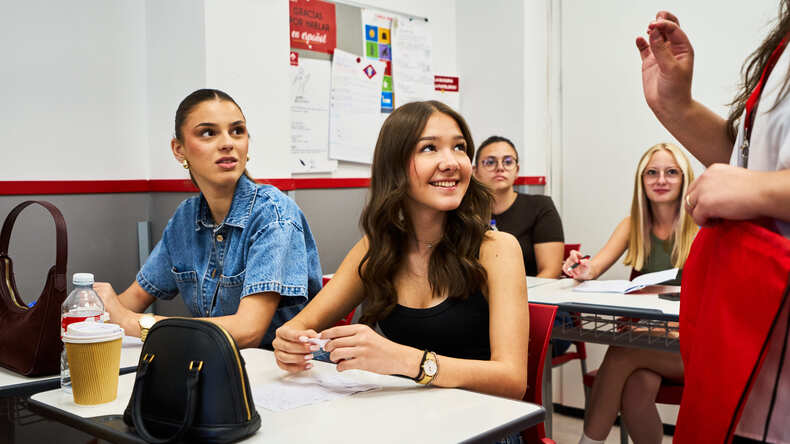 Elever i klasseværelset