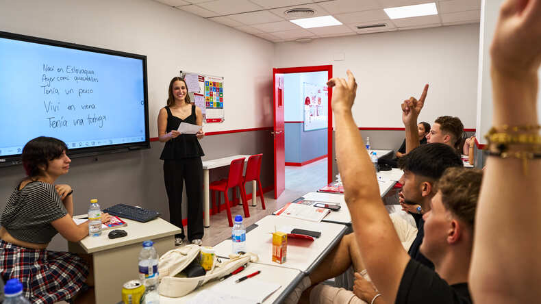 Elever i klasseværelset