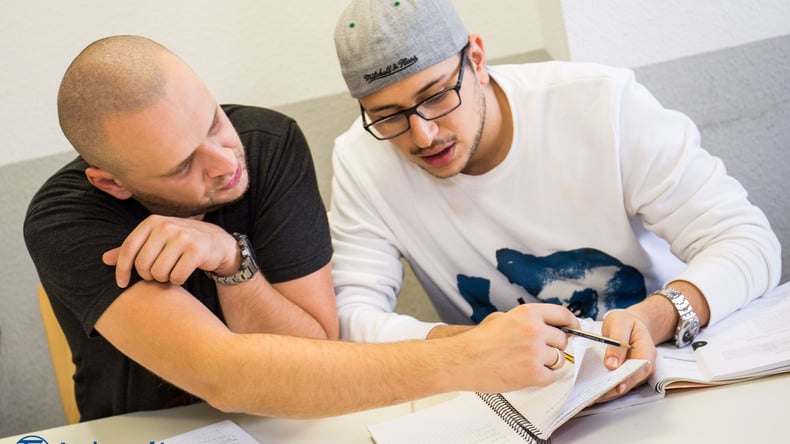 Students learning