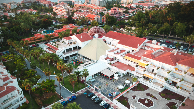 Uitzicht over de stad