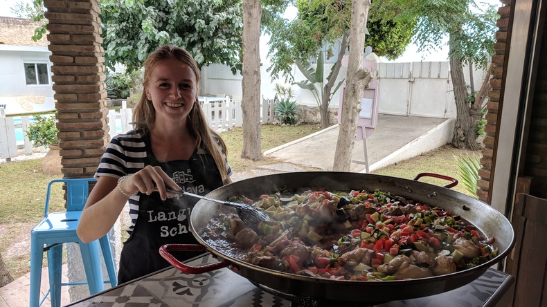 Tempo per una lezione di paella