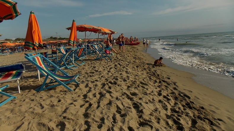 Dag op het strand