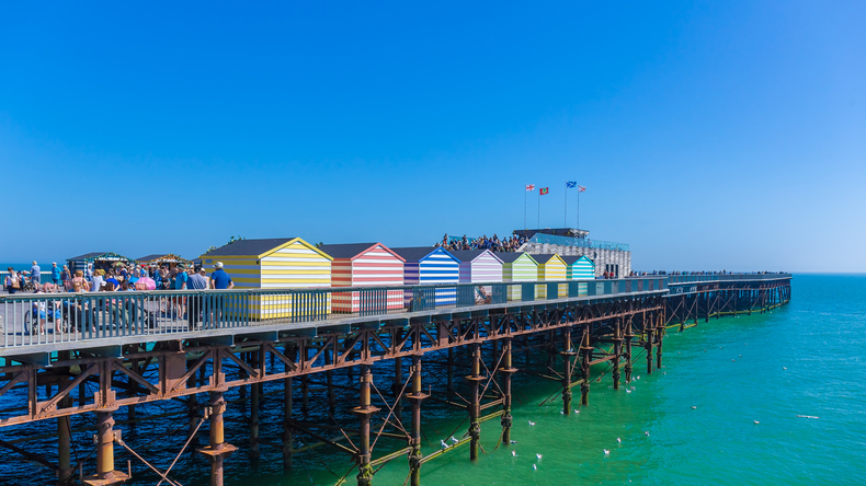 Kabiny plażowe w Hastings