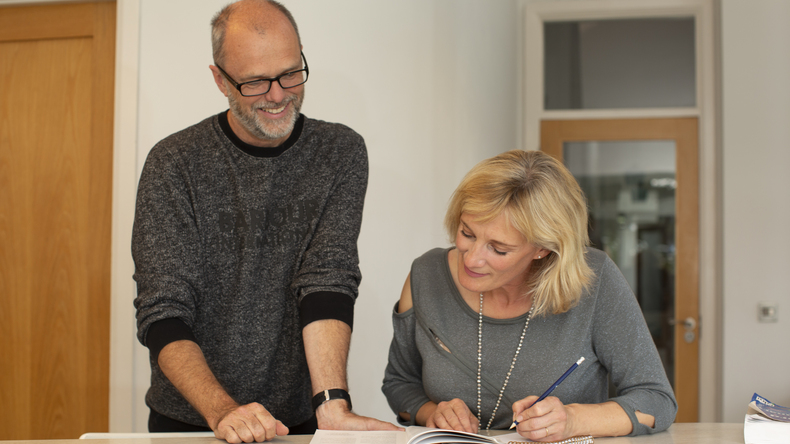 Influent lærer og elev