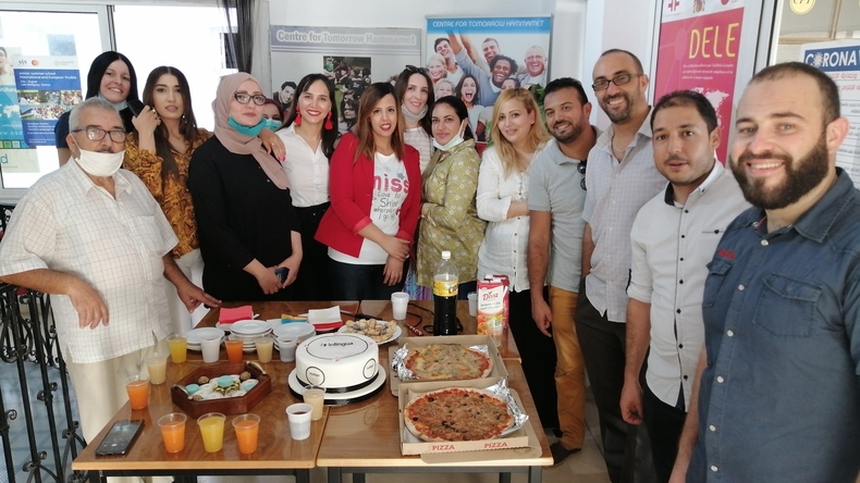 طلاب Inlingua Hammamet