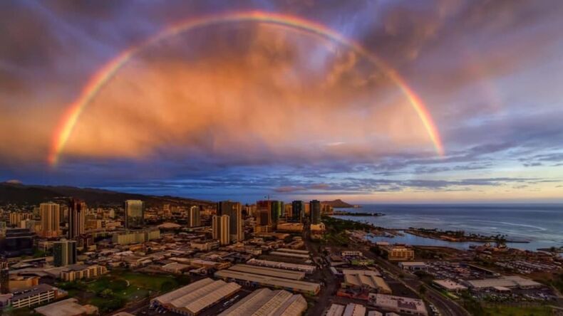 Honolulu soluppgång